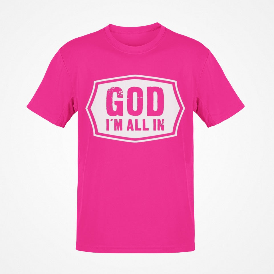 Short Sleeve T-Shirt (Pink /White )
