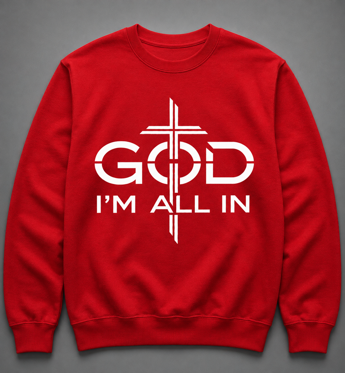 Long sleeves T-shirts (God Im All In) Unisex