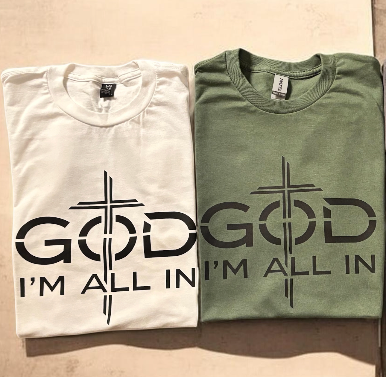 ON THE CROSS (BLACK LOGO) Short Sleeves T-shirts