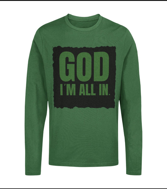 Long Sleeve T-Shirt (Army Green/Black)