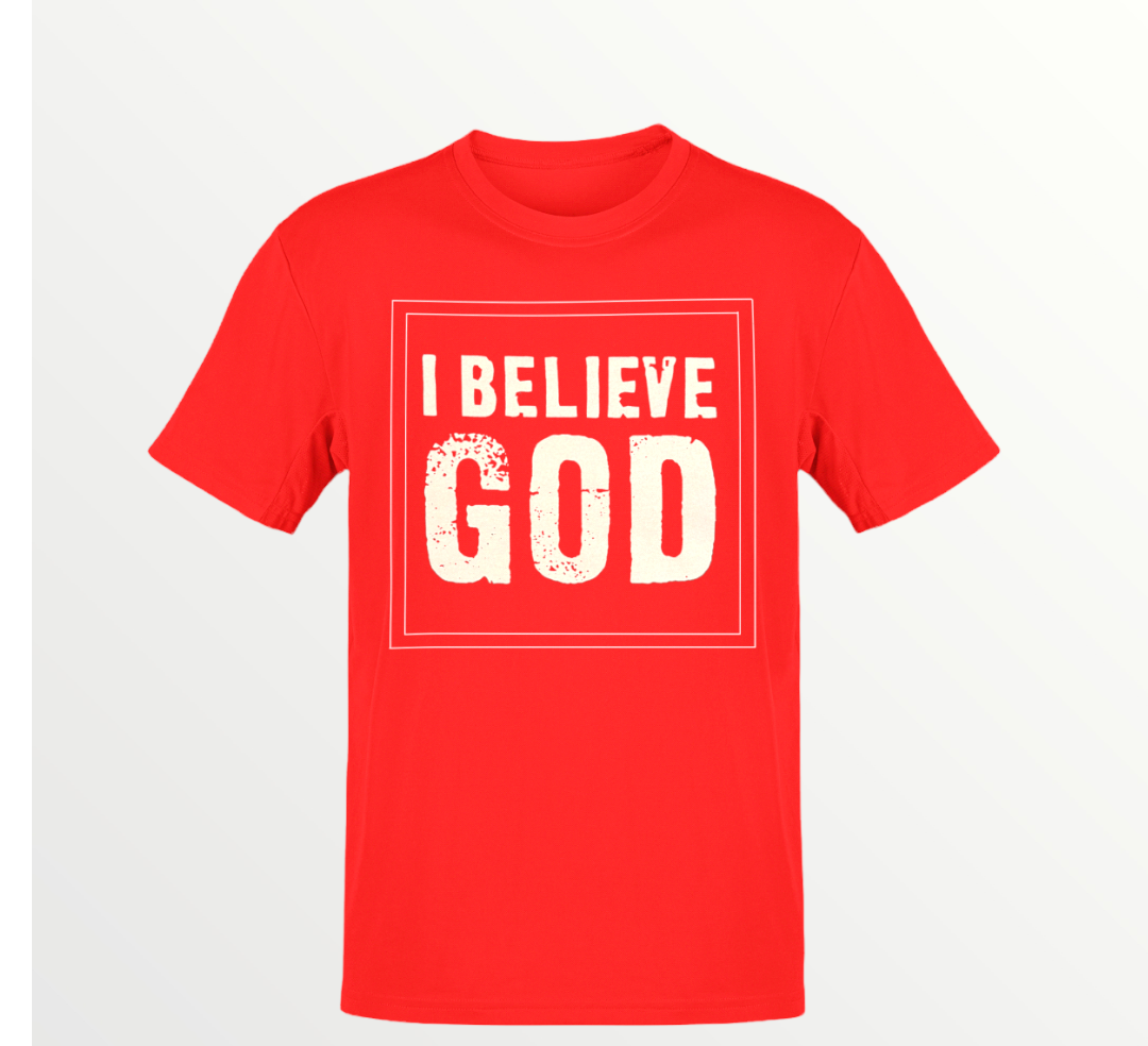 Short Sleeves T-shirts (I believe God) unisex